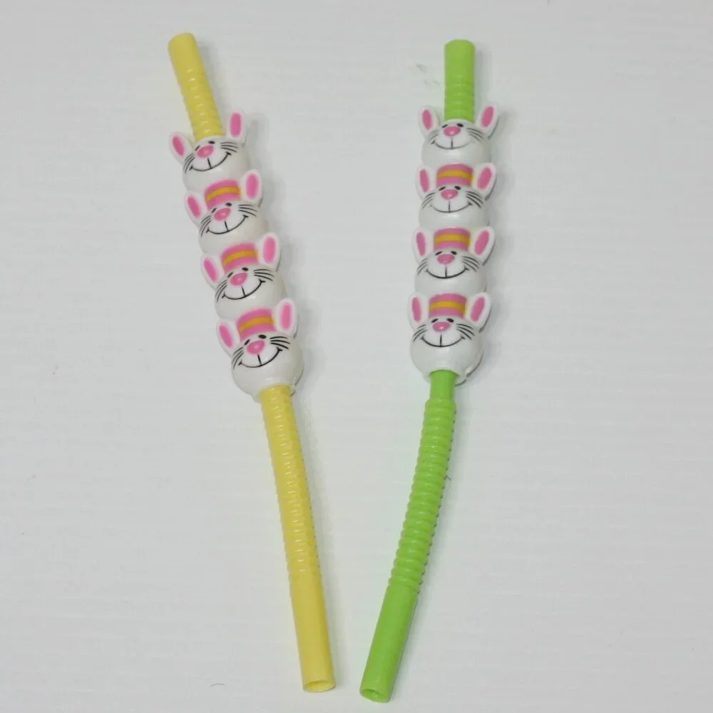 Easter Basket Goodie Bag Party Favor 33 Piece Lot Bunnies Chicks Erasers Straws